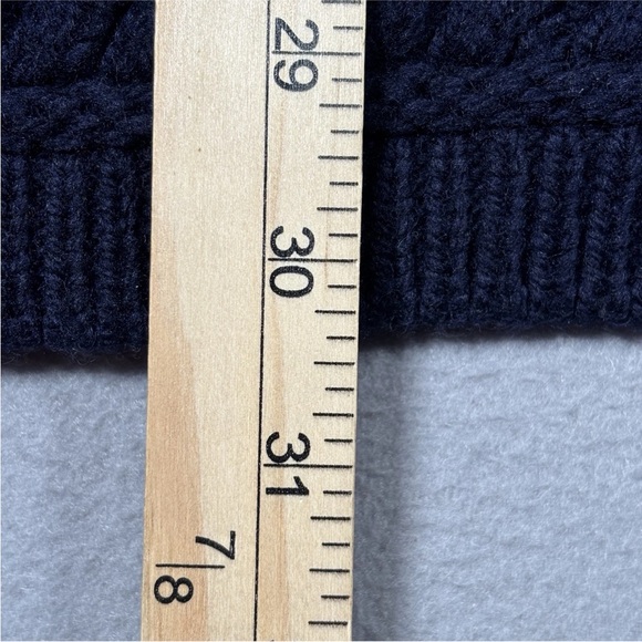 Aran Crafts Sweater Womens Large Wool Cardigan Hooded Cable Knit Zip Ireland - Picture 2 of 8